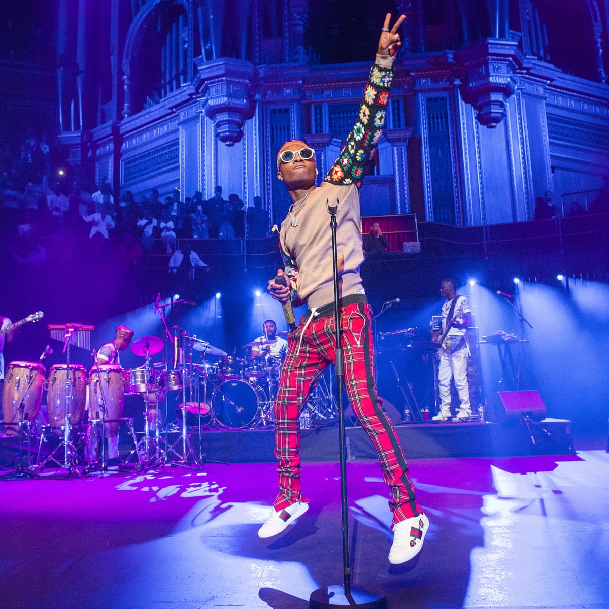 Wizkid Performing at the Royal Albert Hall