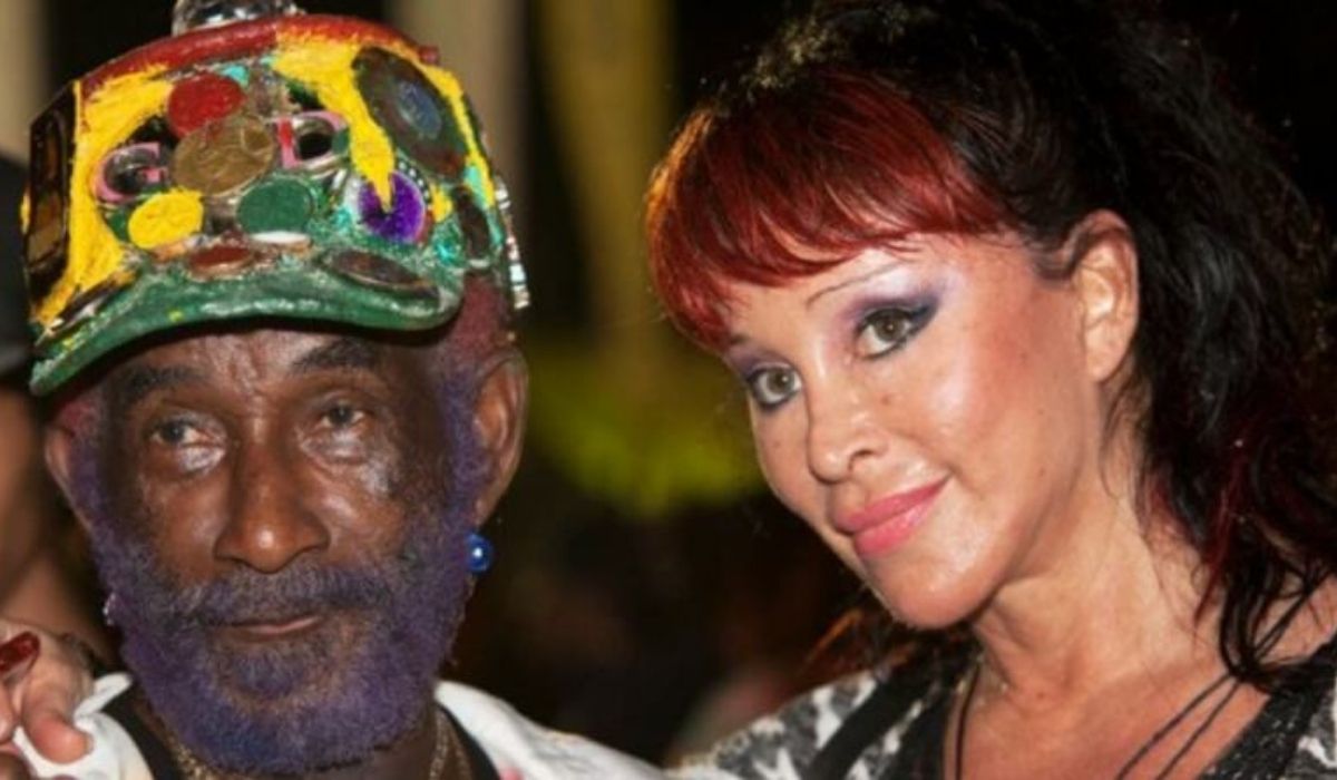 Lee Scratch Perry and wife, Mireille Campbell-Ruegg