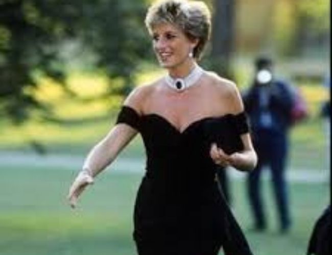 Princess Diana black dress