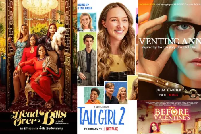 My watchlist for the weekend- Inventing Anna, Before Valentine Movie, Tall Girl 2