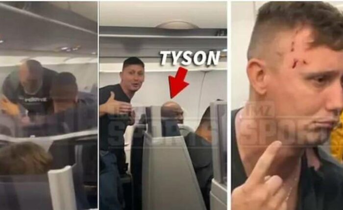 Mike Tyson punch plane passenger