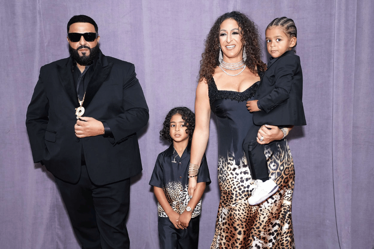 DJ Khaled, Wife and their two sons