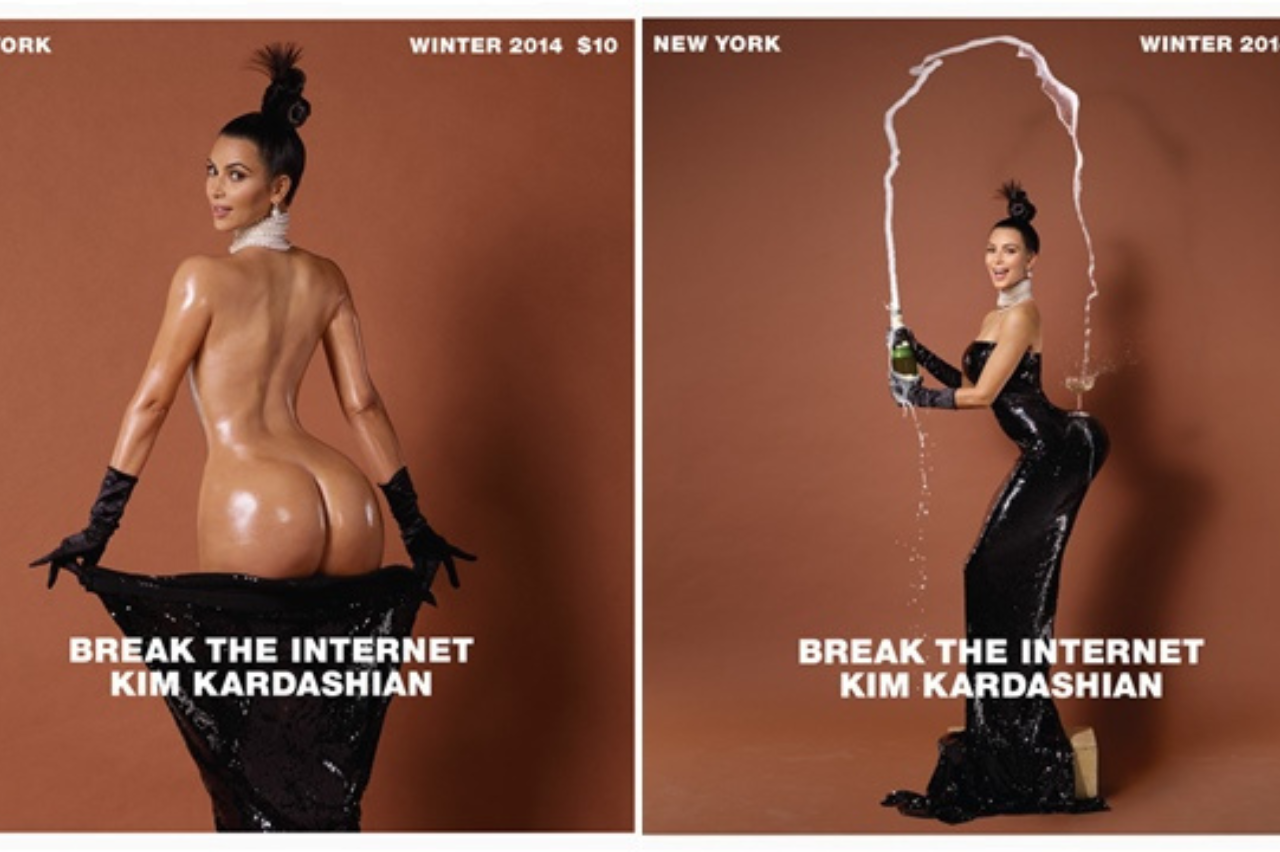 Kim Kardashian butt breaks the internet