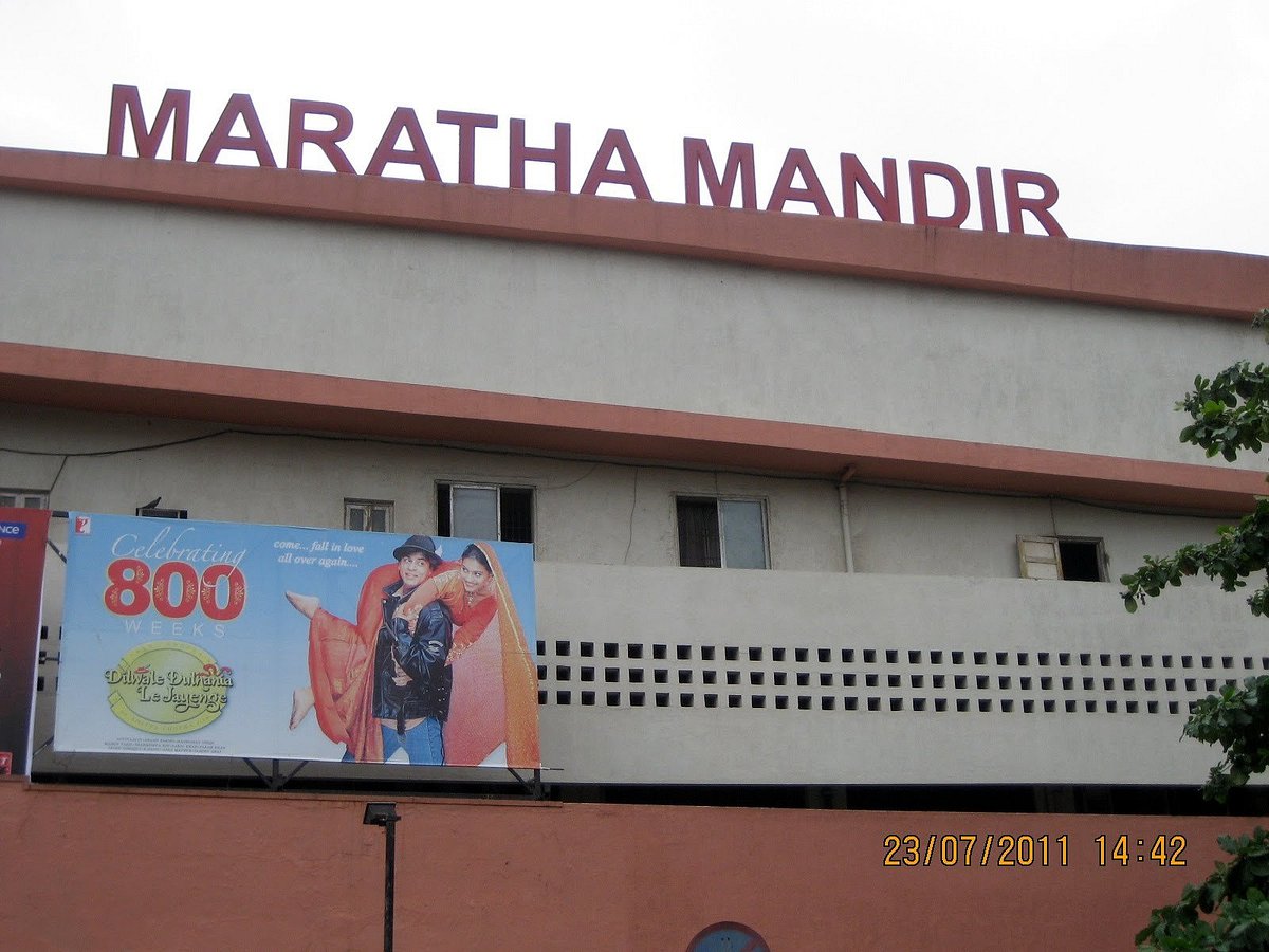 The iconic Maratha Mandir cinema in Mumbai, home of the longest-running Bollywood film