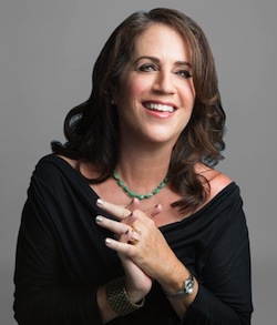 Director coaching actress on emotional scene during film production
