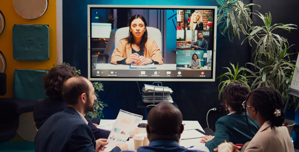 Engaged community watching a live stream together and interacting